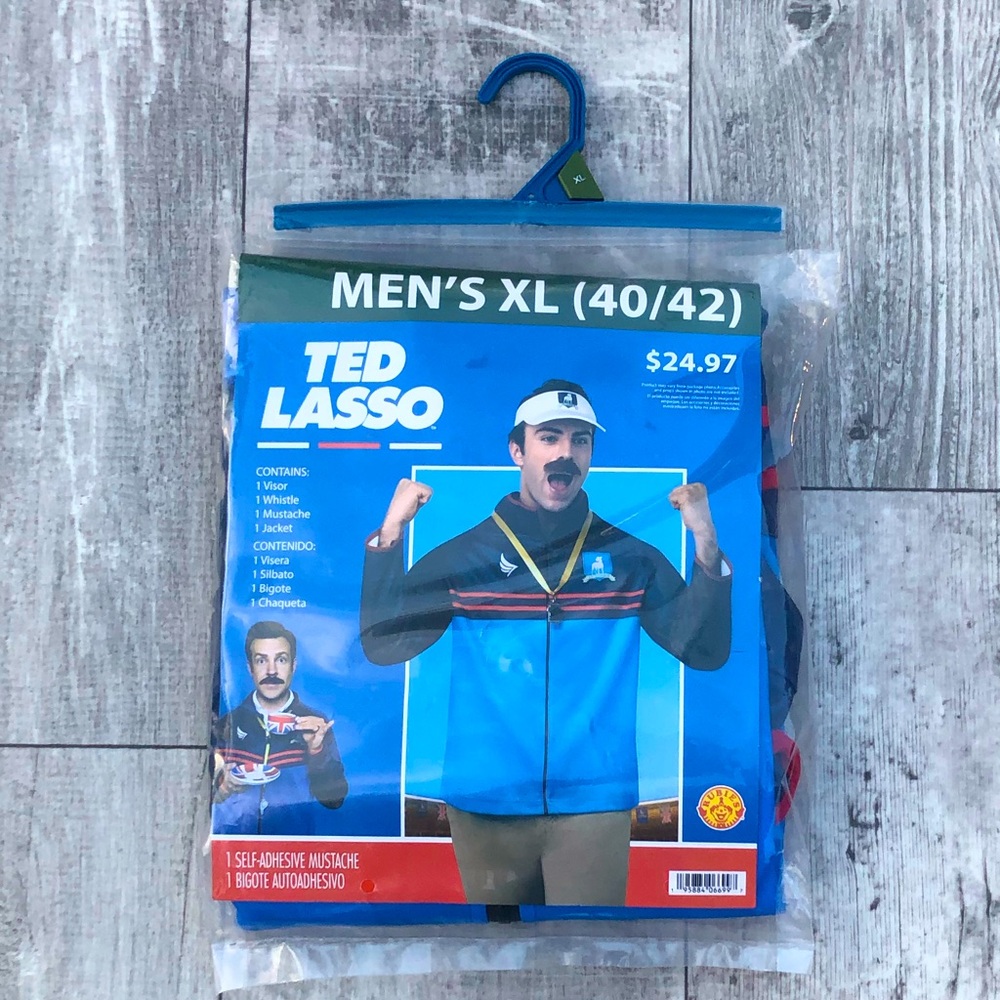 Rubie's Ted Lasso Men's Costume - Blue and Black